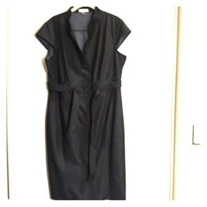 Calvin Klein Belted Shirt Dress Sz 14
